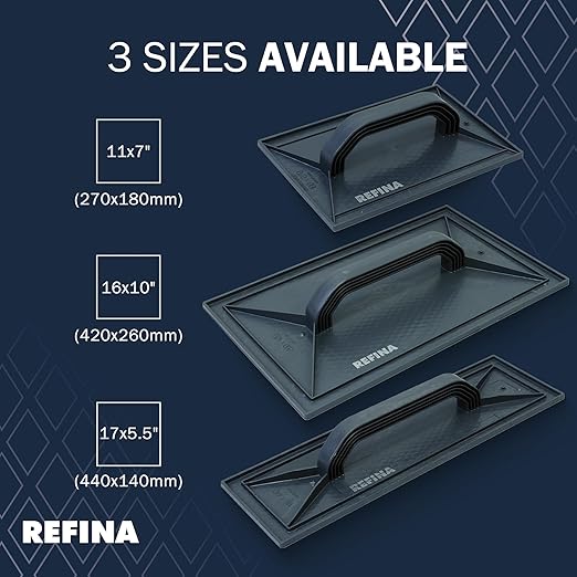REFINA Diamond Faced Float for Walls, Ceilings, Floors - 11 x 7" (270 x 180mm)